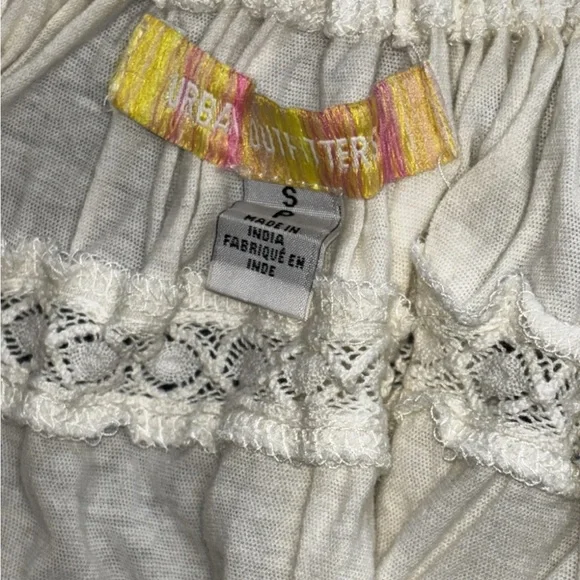Urban Outfitters Nia Babydoll Cami Ivory• Boho, Size Small •EUC - Picture 5 of 10